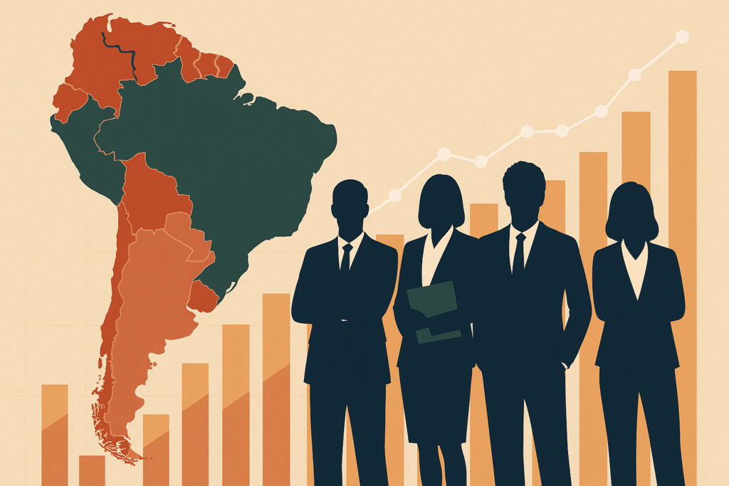 CFOs and Finance Directors in South America. Discover key talent trends across Brazil, Chile, and Argentina