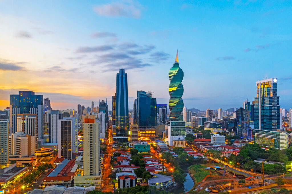 Panama City financial district representing the growth of family offices and international wealth planning in Panama